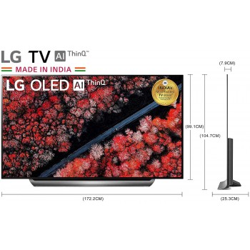 LG 195 cms (77 inches) 4K Ultra HD Smart OLED TV (OLED77C9PTA)