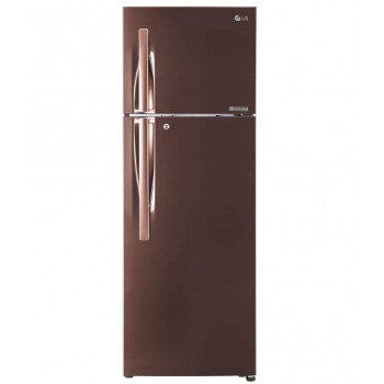 LG 308 L 3 Star Inverter Frost-Free Double-Door Refrigerator (GL-T322RASN)