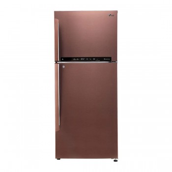 LG 437 L 3 Star LG ThinQ (Wi-Fi) Inverter Linear Frost-Free Double-Door Refrigerator (GL-T432FASN)