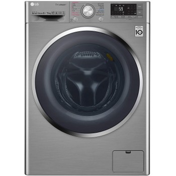 LG 9 kg Inverter Fully-Automatic Front Loading Washer Dryer (F4J8VHP2SD)